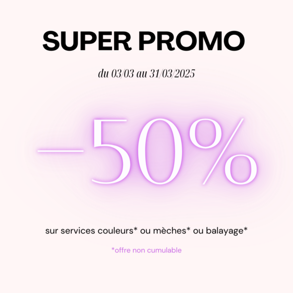 💥 Promo flash : -50% chez HAIRMIS ! 